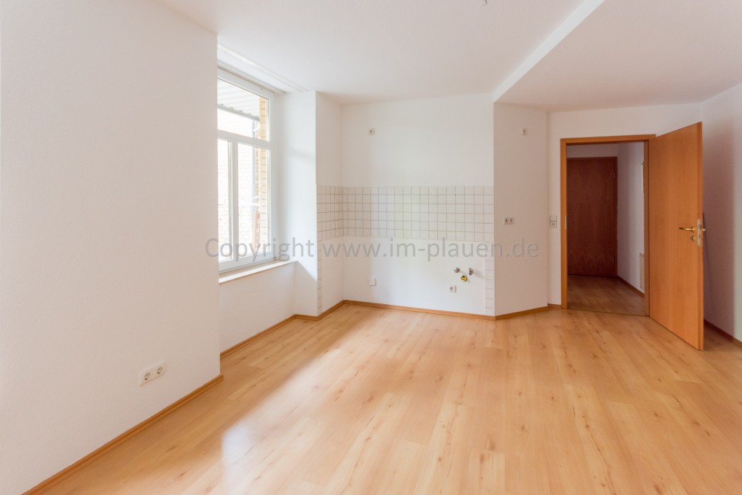 Wohnzimmer mit Küche