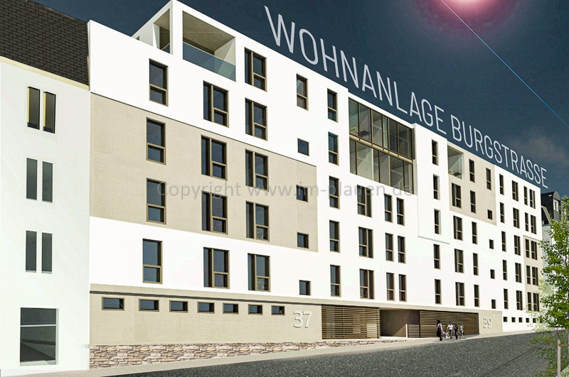 Perspektive Straßenseite