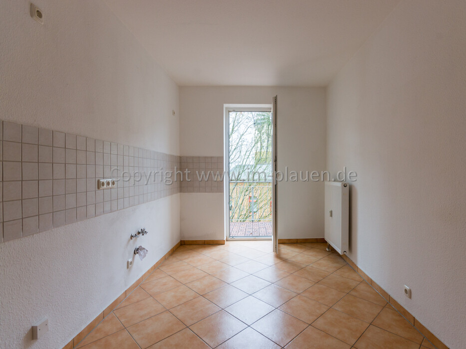 Balkon - Badewanne - Dusche - Tageslichtbad | 2-Zimmer-Wohnung Plauen Syratal - Photo 2