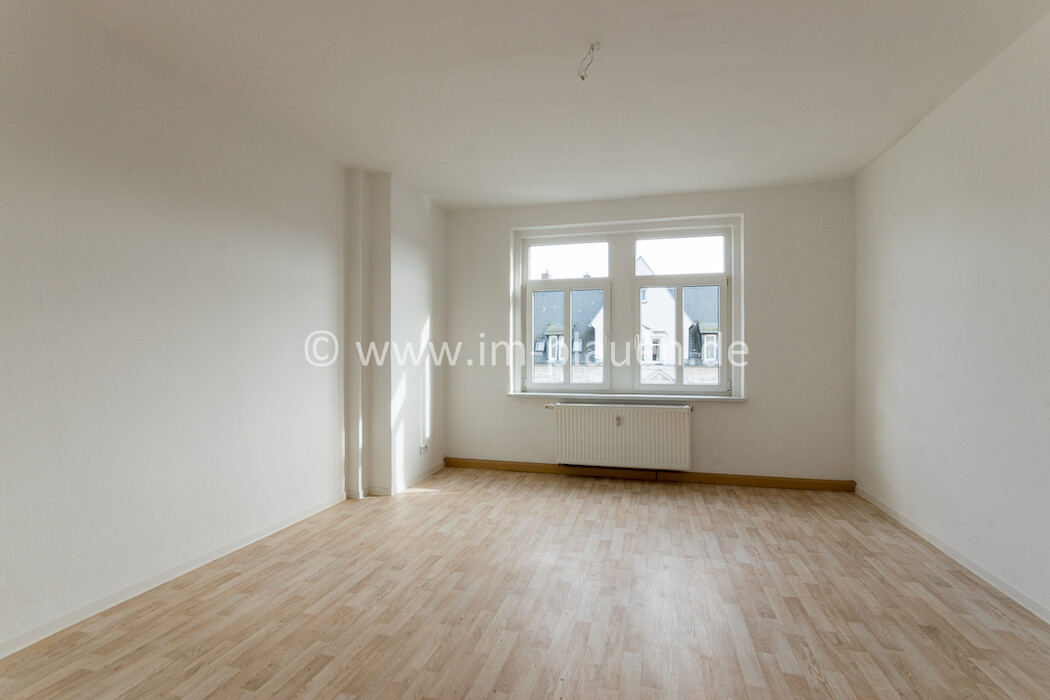 Einbauküche - Tageslichtbad - Weitblick - Laminat | 4-Zimmer-Wohnung Plauen Hofer Vorstadt - Foto 1