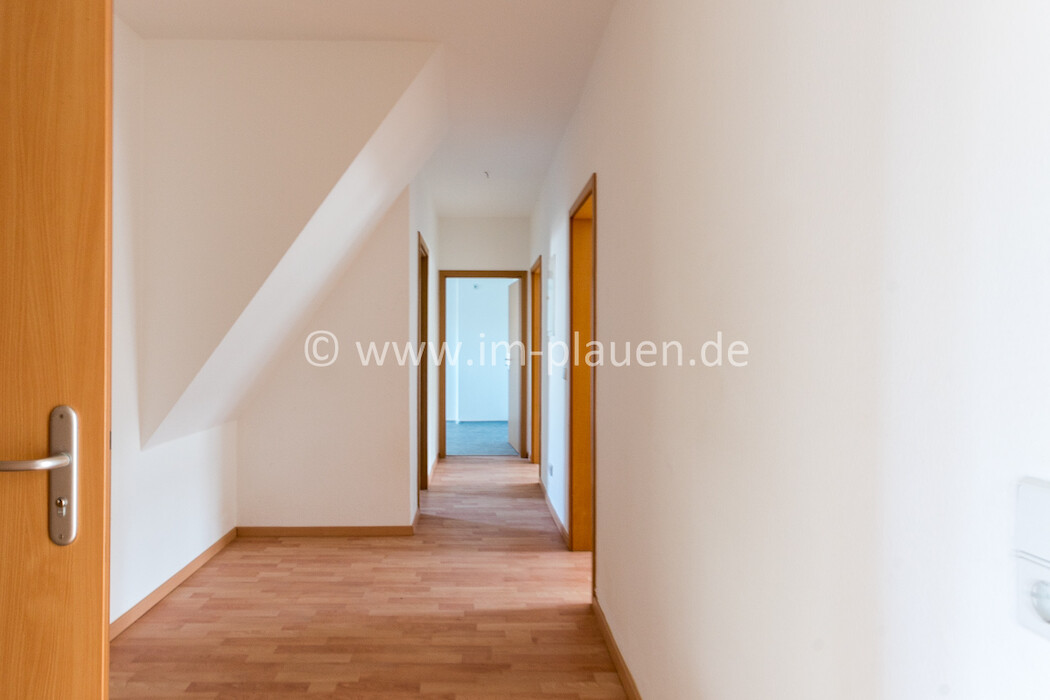 Einbauküche - Tageslichtbad - Weitblick - Laminat | 4-Zimmer-Wohnung Plauen Hofer Vorstadt - Foto 3