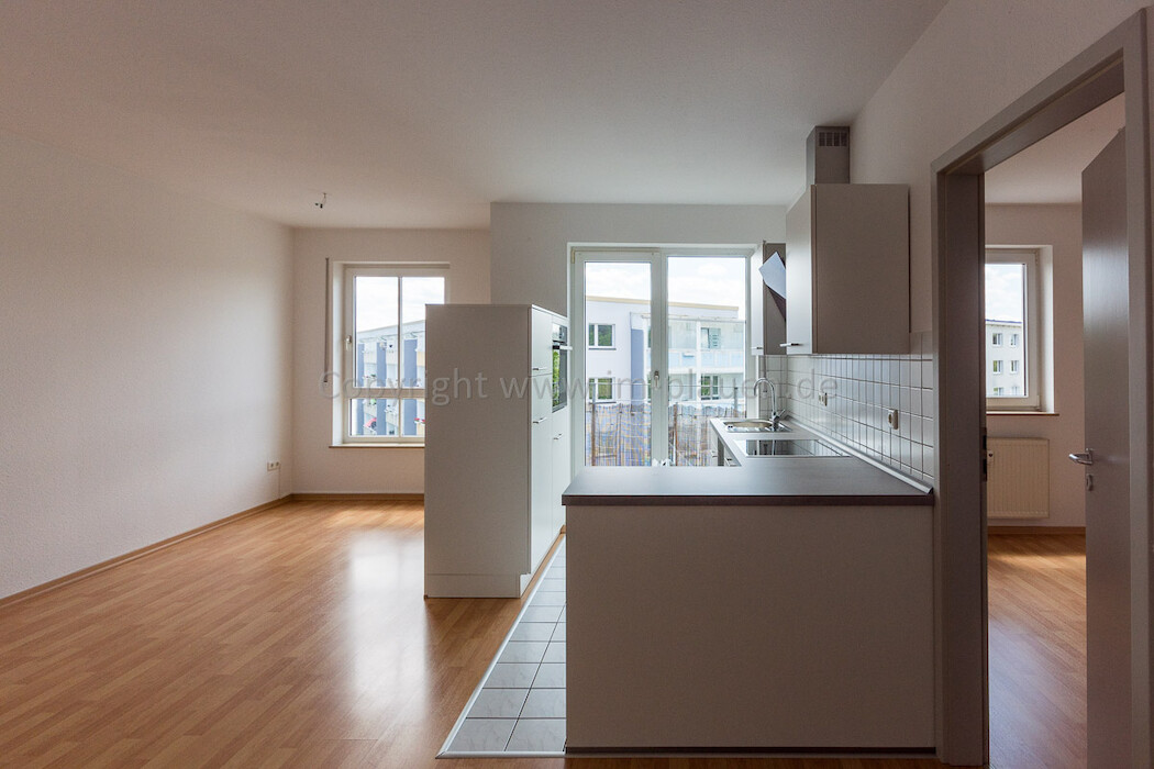 Balkon - EBK - barrierefrei - Aufzug | 2-Zimmer-Wohnung Plauen Seehaus - Photo 5