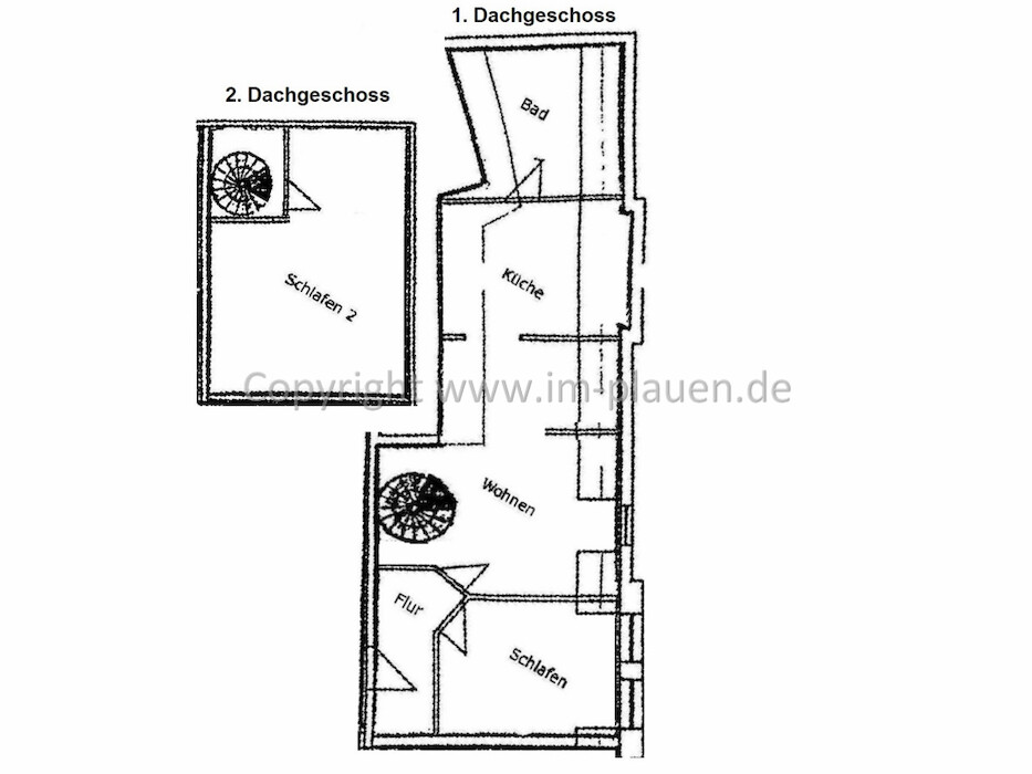 Maisonette - Aufzug - EBK - Weitblick | 3-Zimmer-Wohnung Plauen Seehaus - Foto 5
