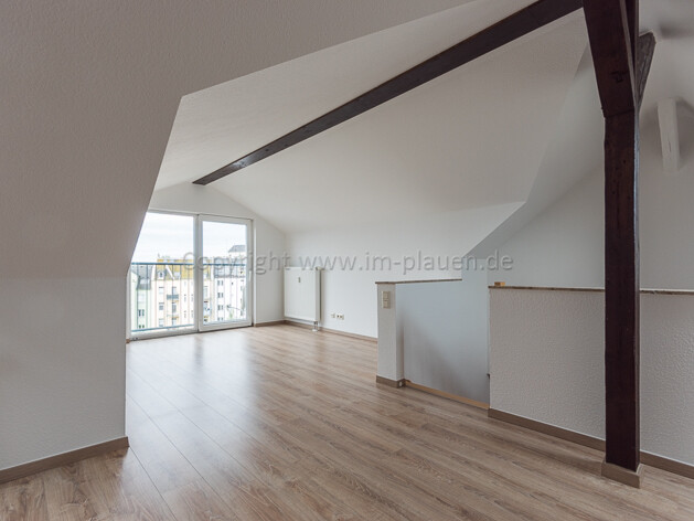 Balkon – Aufzug – 108 m² | 4-Zimmer-Maisonette Plauen Seehaus - Foto 2
