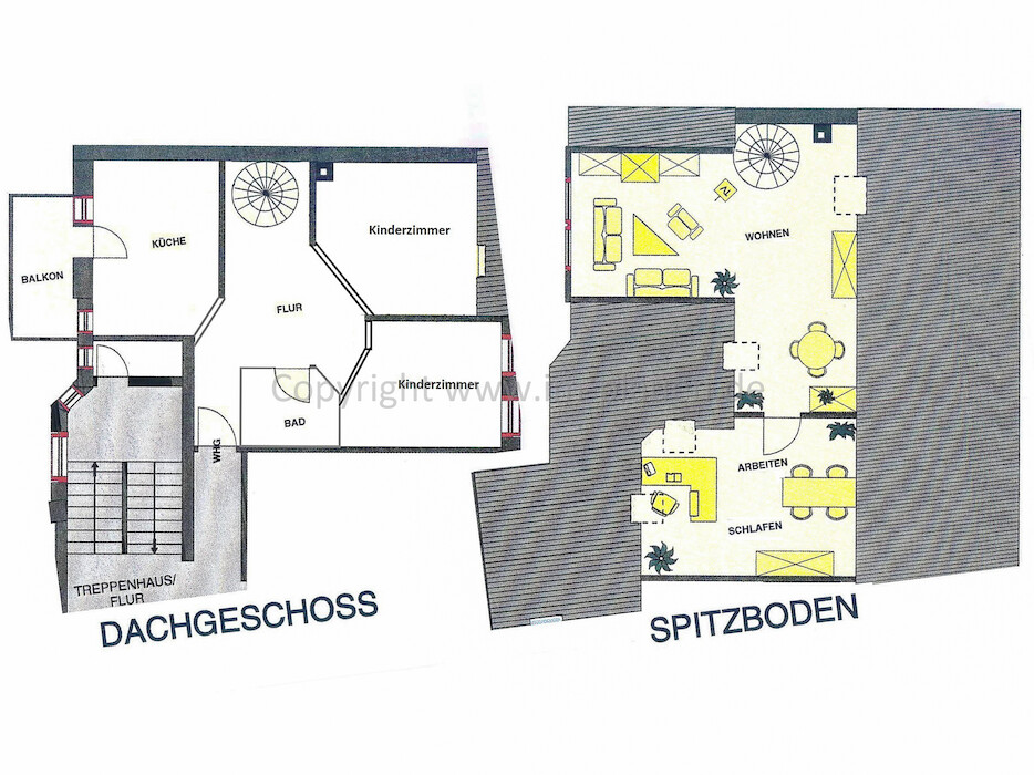 Balkon – Aufzug – 108 m² | 4-Zimmer-Maisonette Plauen Seehaus - Foto 4
