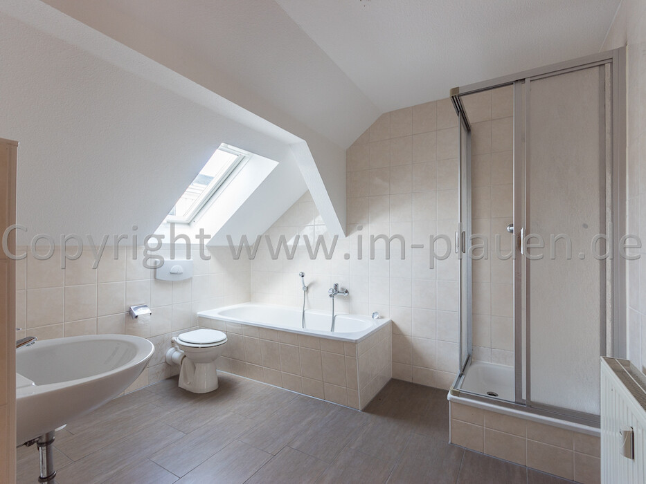 Weitblick – Balkon – Dusche & Wanne | 3-Zimmer-Wohnung Plauen Hammervorstadt - Foto 4