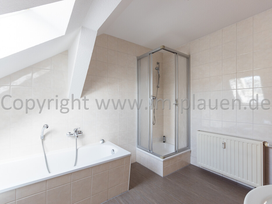Weitblick – Balkon – Dusche & Wanne | 3-Zimmer-Wohnung Plauen Hammervorstadt - Foto 2