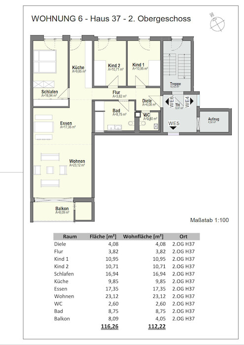 Balkon – barrierefrei – KfW55 | 4-Zimmer-Wohnung Plauen Stadtmitte - Photo 5