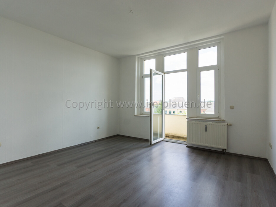 AltbauBalkon – Altbau – Weitblick | 3-Zimmer-Wohnung Plauen Seehaus - Photo 1