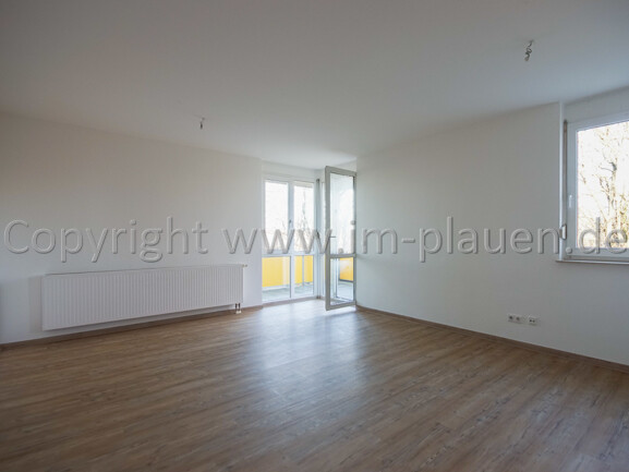 Terrasse – Tageslichtbad – Stellplatz | 2-Zimmer-Wohnung Plauen Ostvorstadt - Photo 1