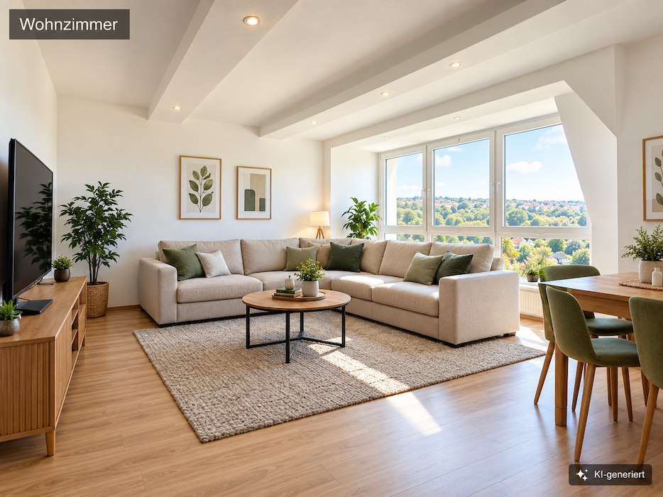 Großzügige 4-Raum-Wohnung mit Westbalkon & Weitblick in Plauen-Südvorstadt - Foto 3